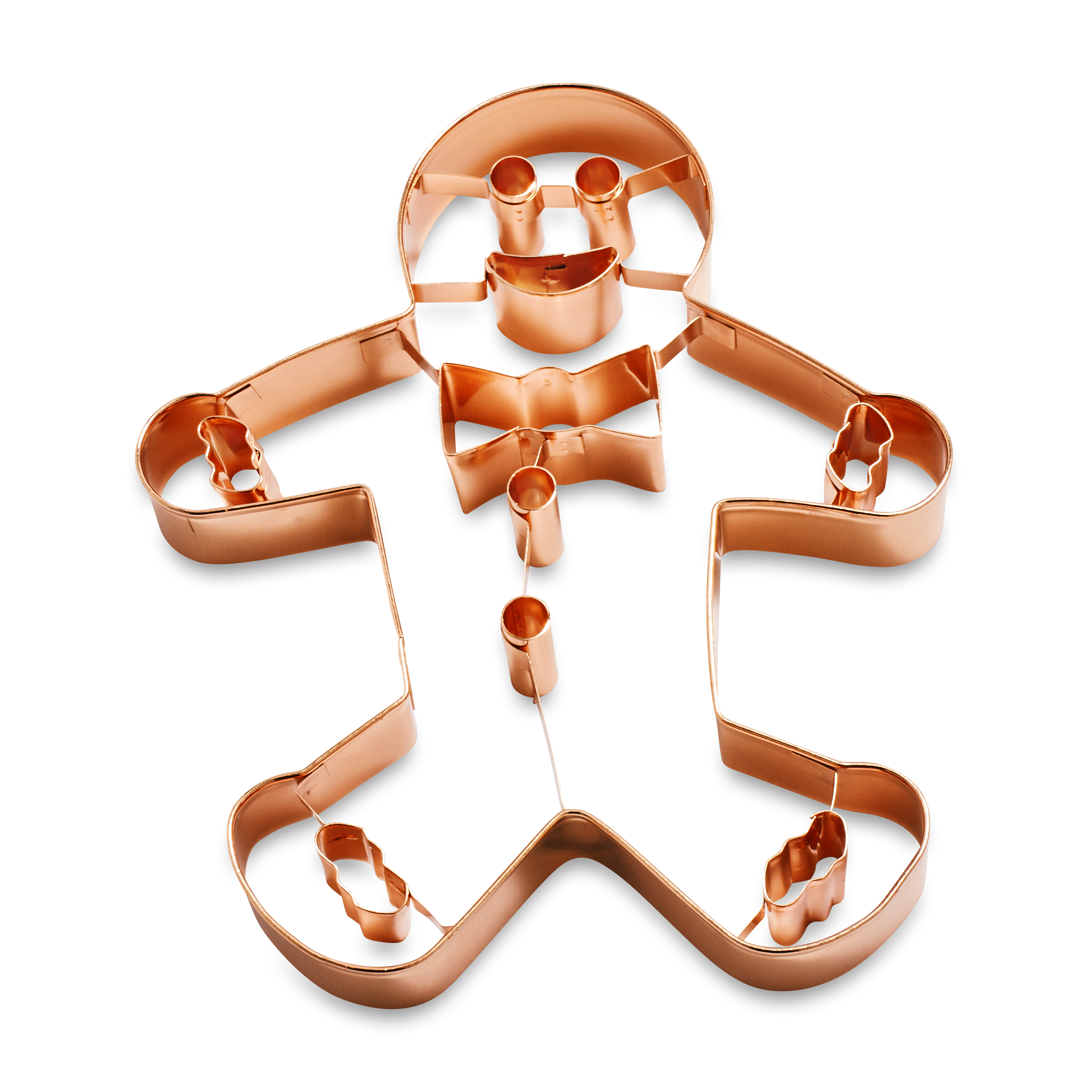 Large Gingerbread Man Copper Plated Cookie Cutter Sur La Table