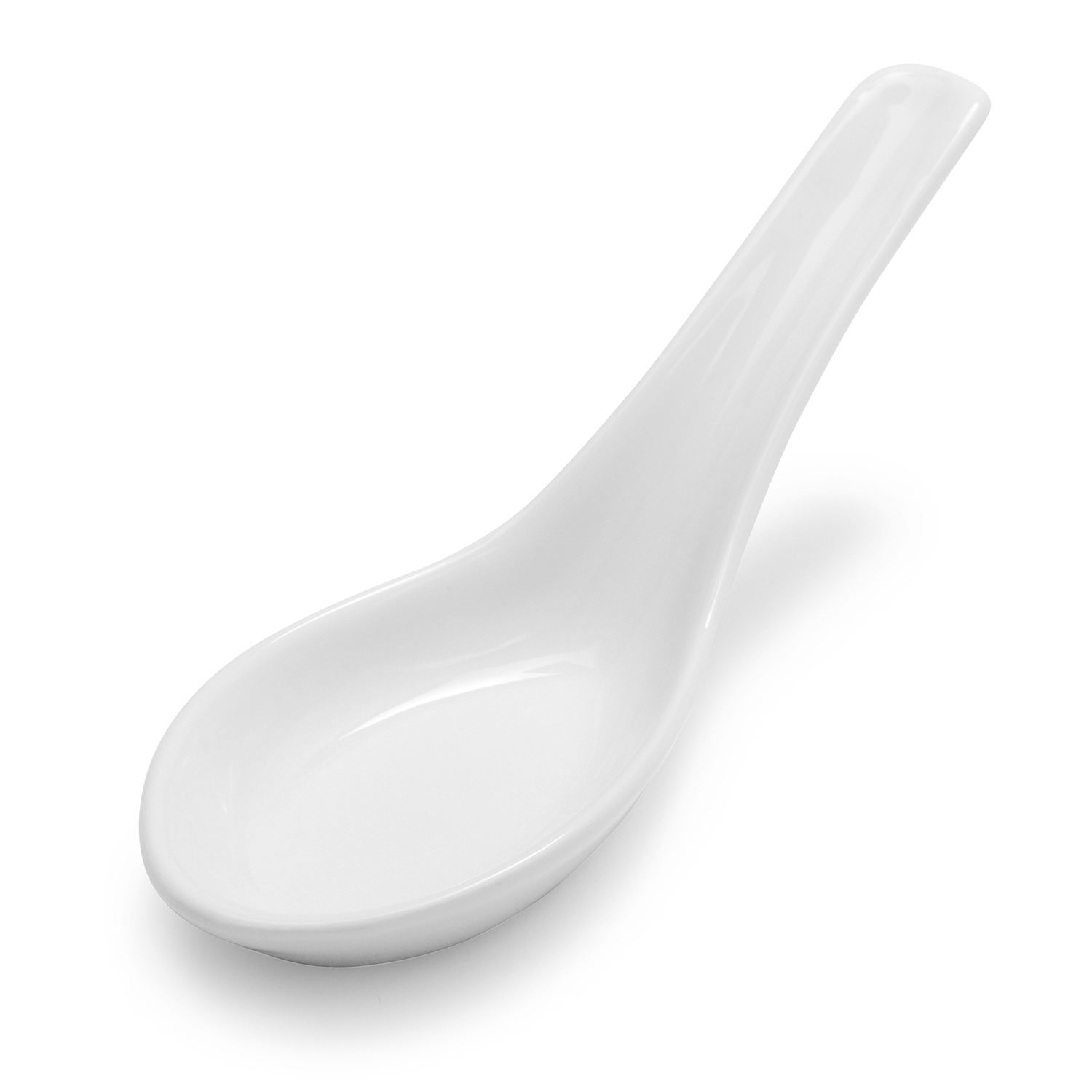 Japanese Ceramic Soup Spoons set of 2 Pink and White