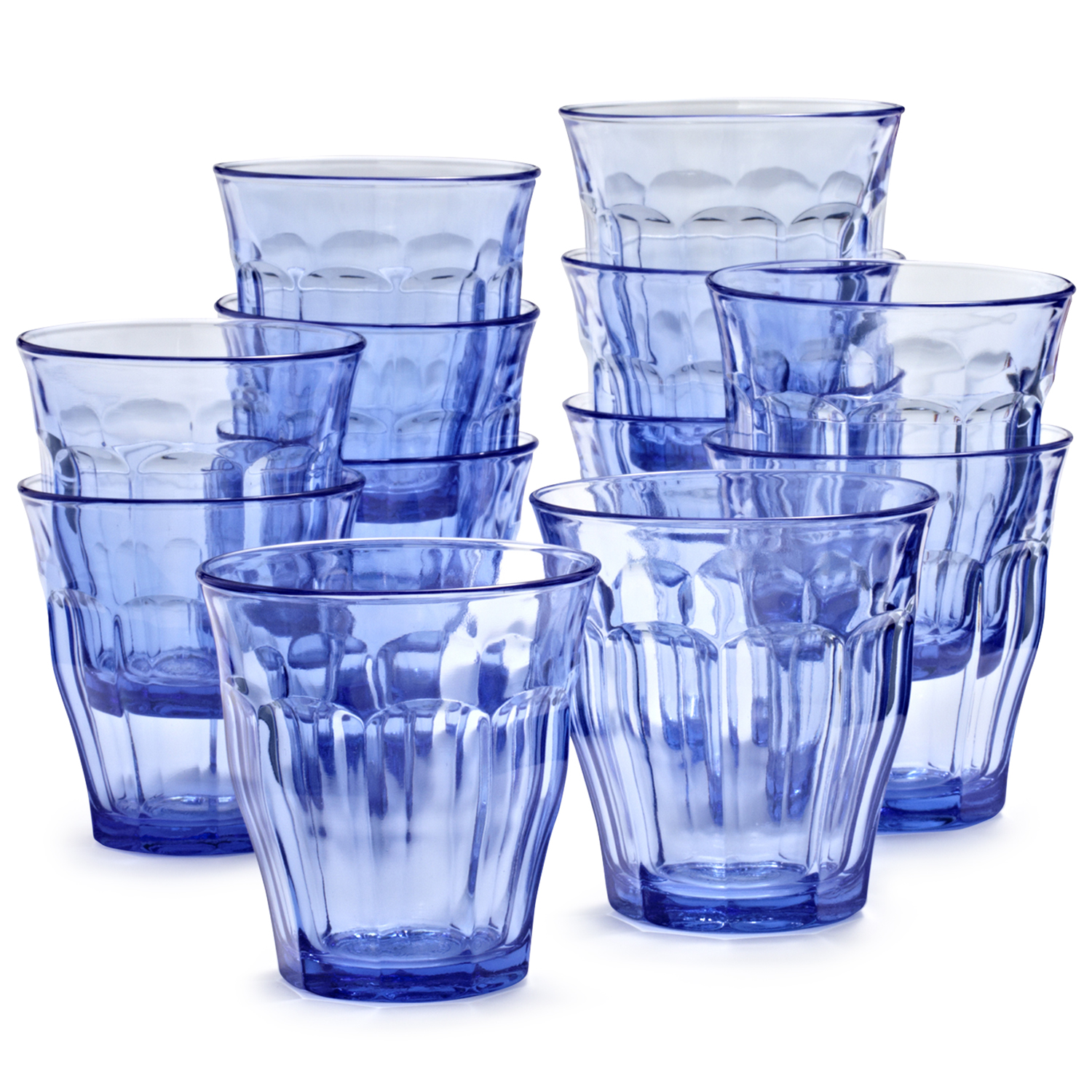 Duralex Blue Picardie Tumblers, Set of 6 Sur La Table