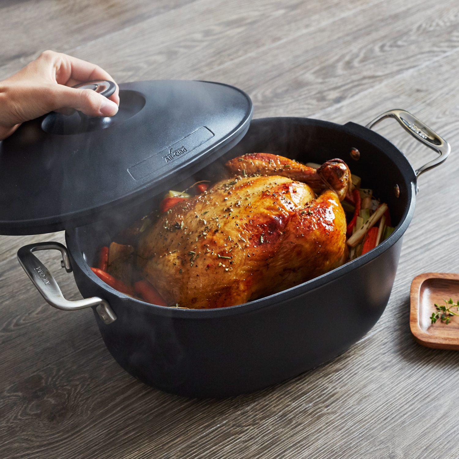 All-Clad Cast-Aluminum Nonstick Dutch Oven, 6½ qt. | Sur ...