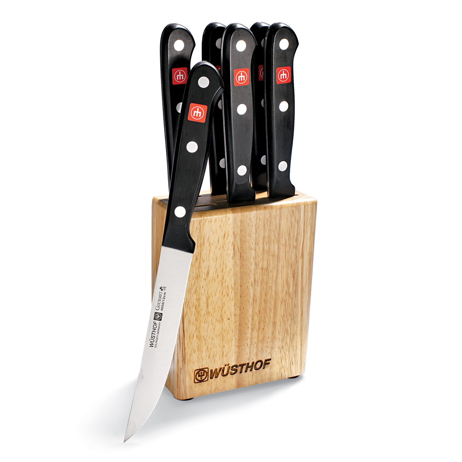 Wüsthof Gourmet 7Piece Steak Knife Block Set Sur La Table