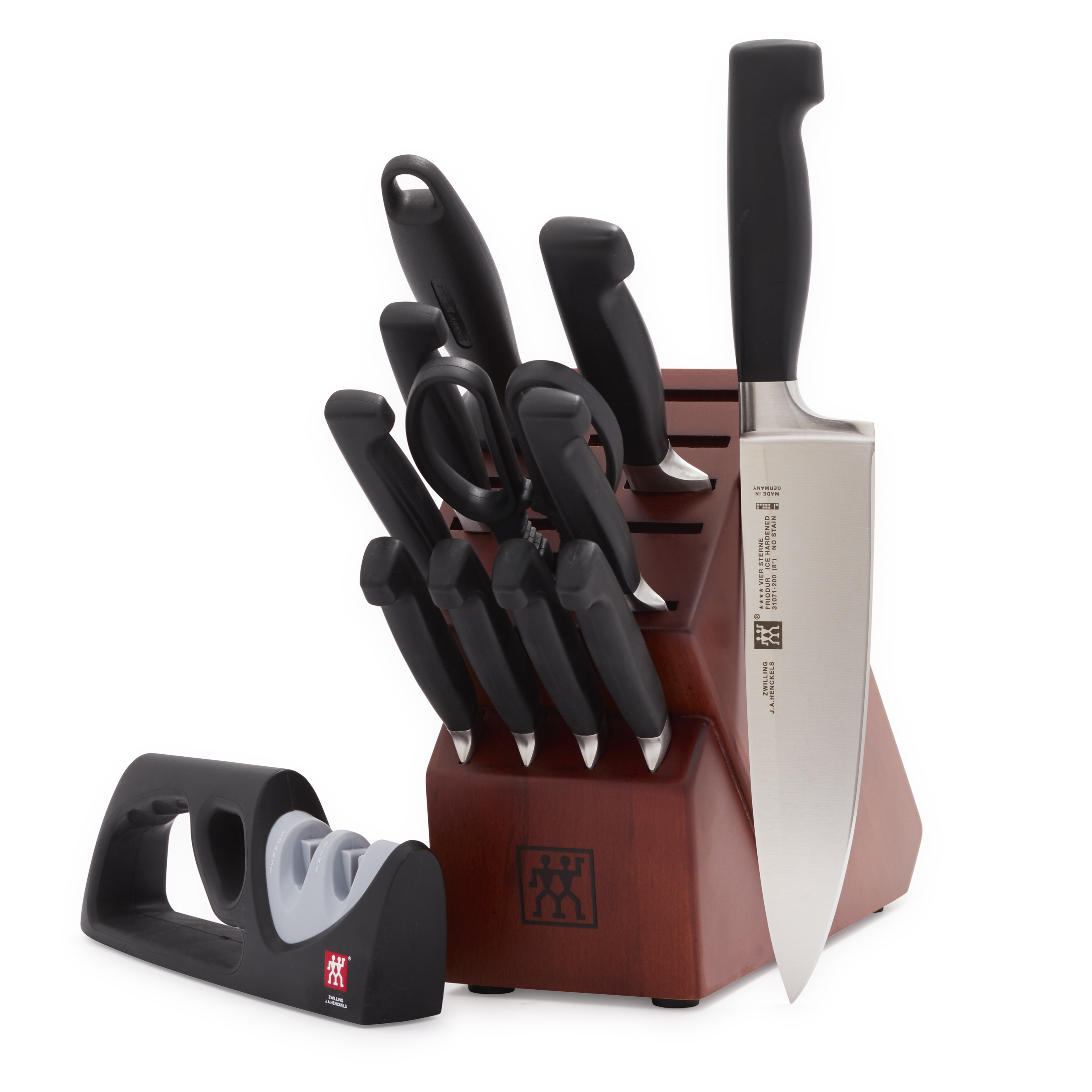 Zwilling J.A. Henckels Four Star 12Piece Knife Block Set Sur La Table