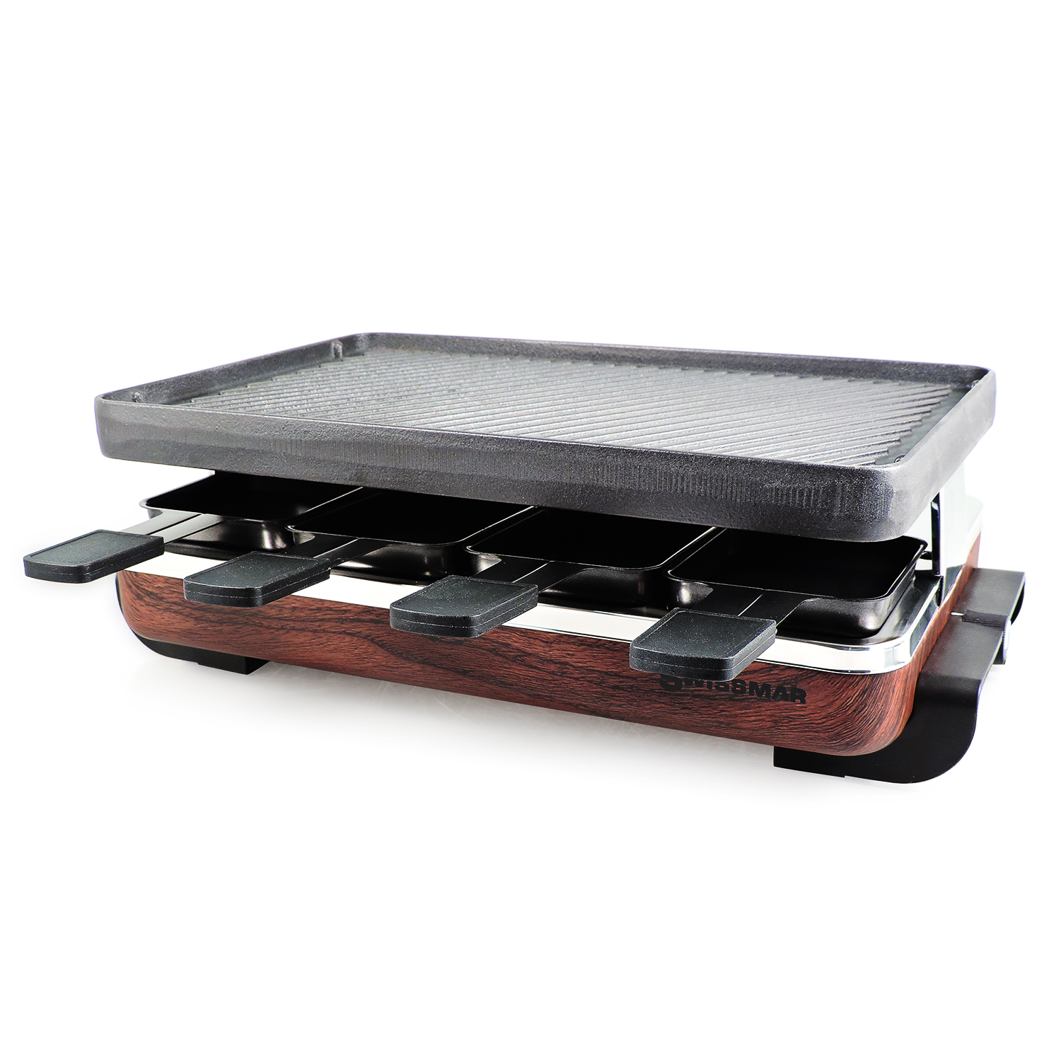 sur la table griddle