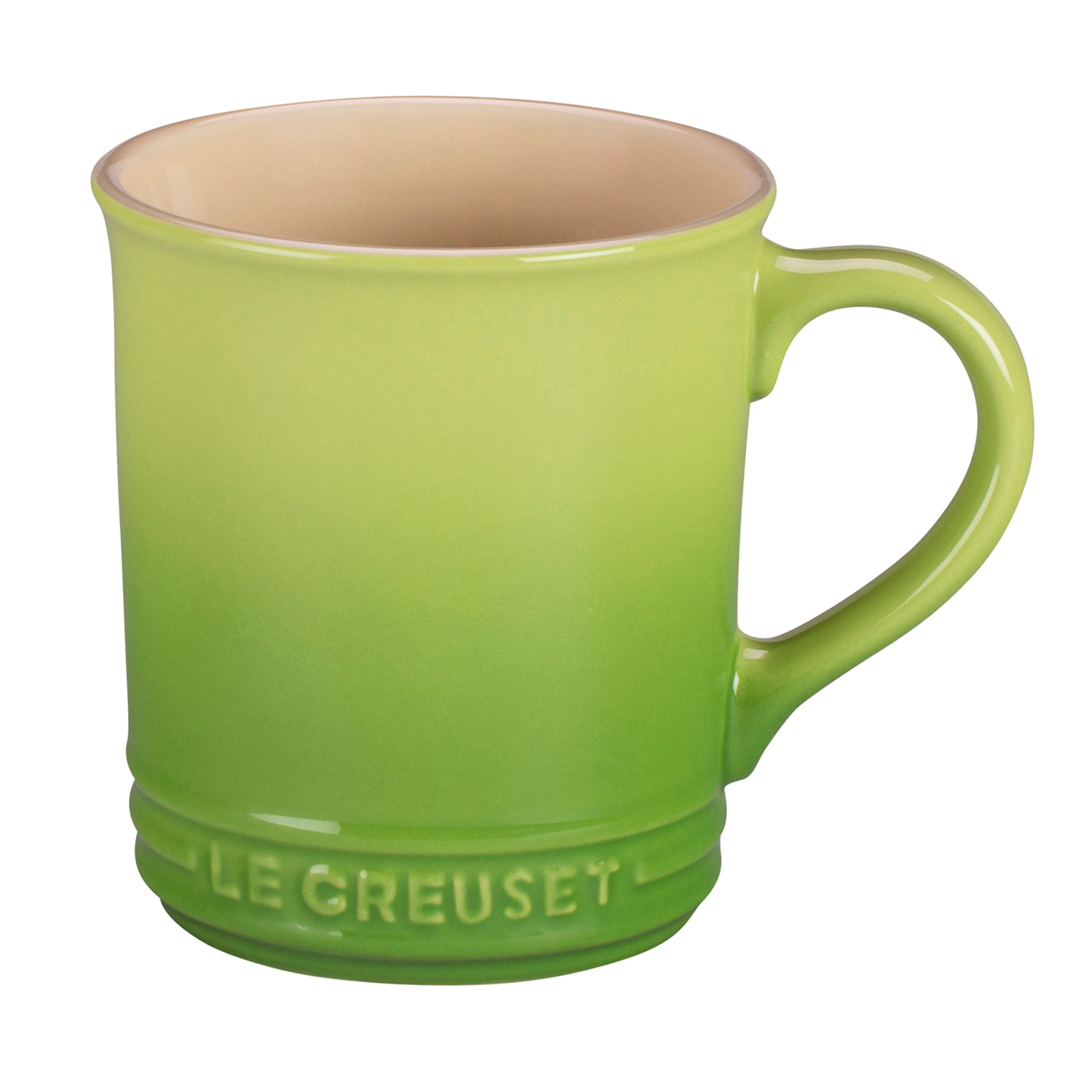 Le Creuset Stoneware Coffee Mug 2 Piece Set Green 12 oz Tea Mug