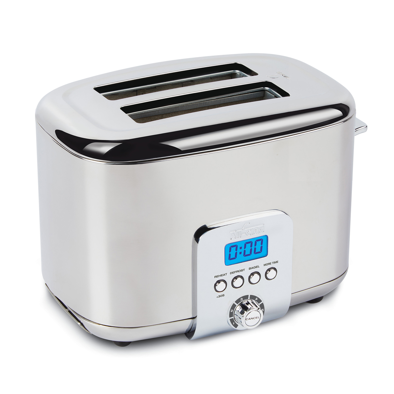 AllClad Stainless Steel 2Slice Digital Toaster Sur La Table
