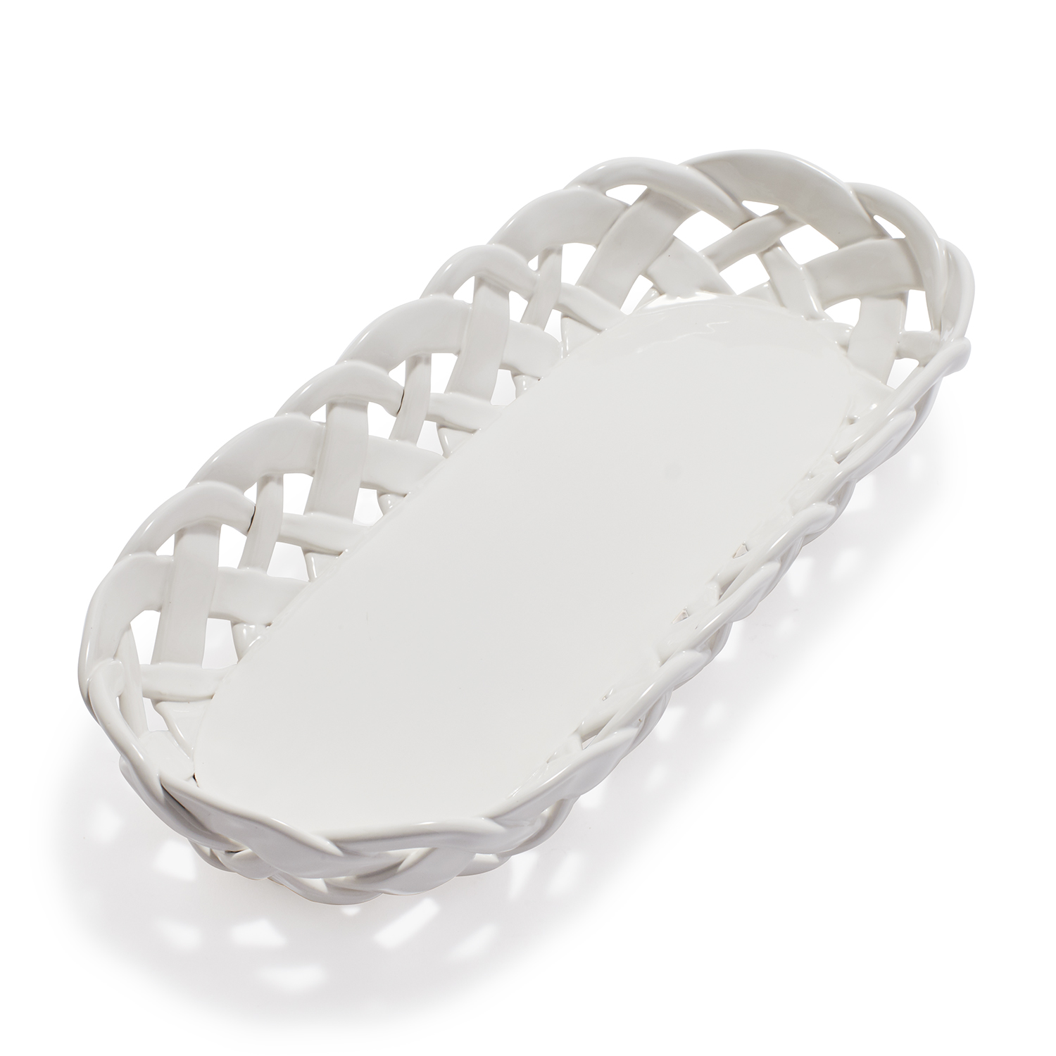 Woven Ceramic Bread Basket Sur La Table