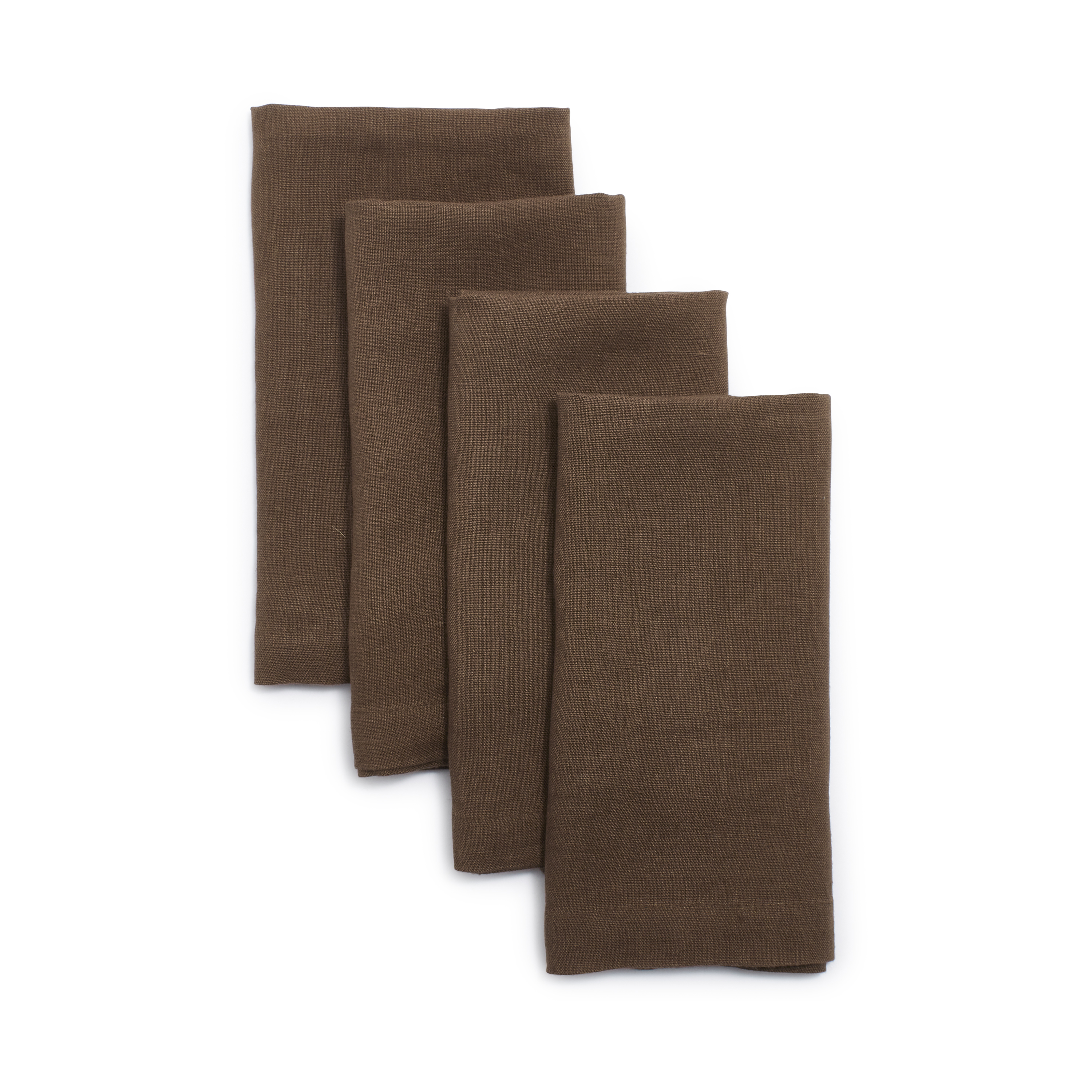 brown linen napkins
