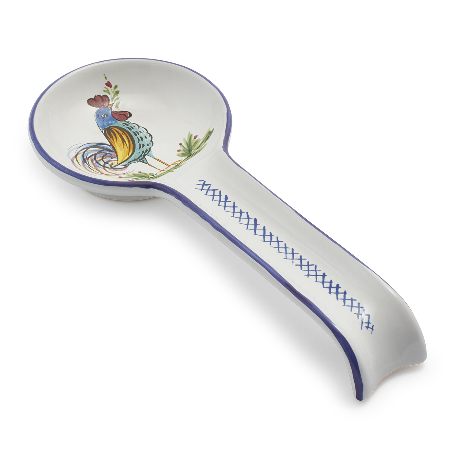 Rooster Deruta Spoon Rest Sur La Table