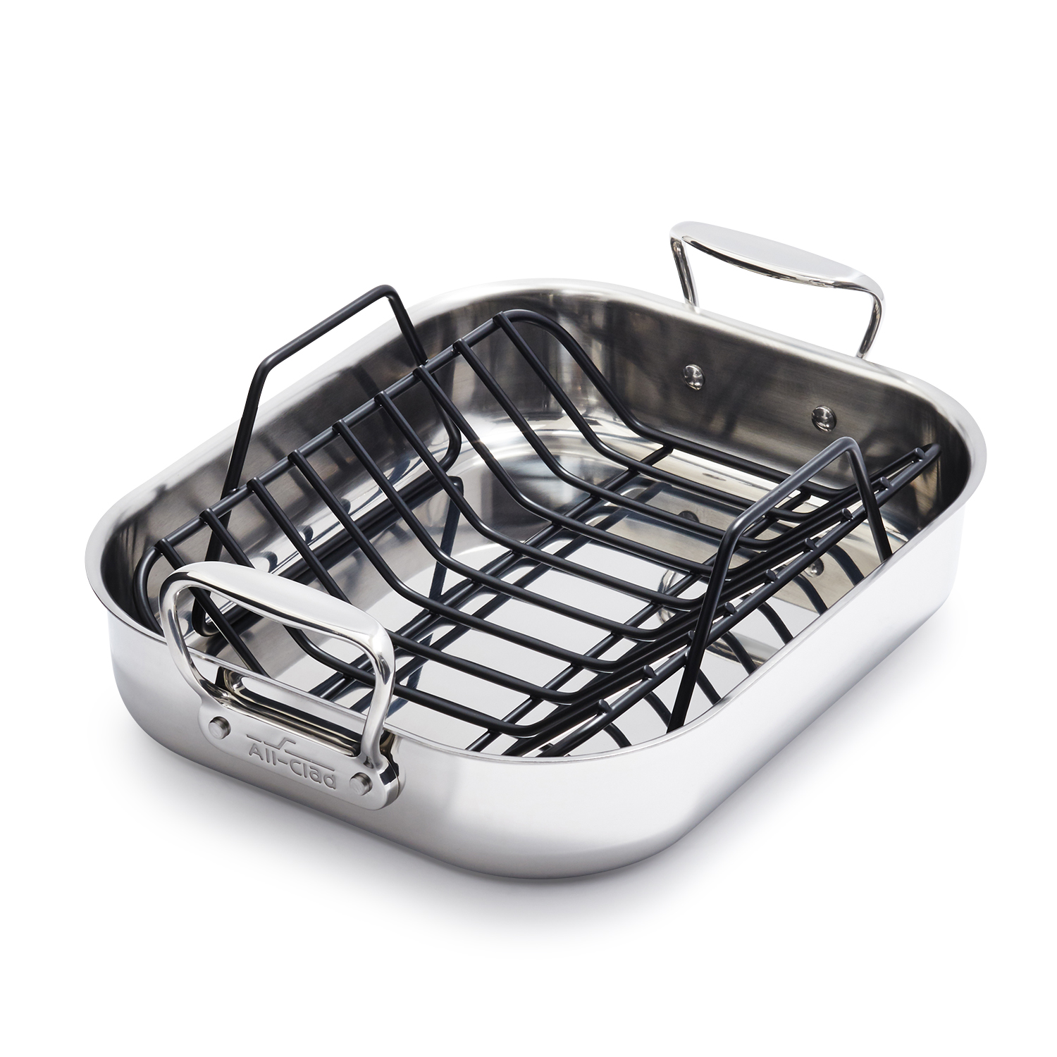 AllClad Stainless Steel Roasting Pan with Nonstick Rack Sur La Table