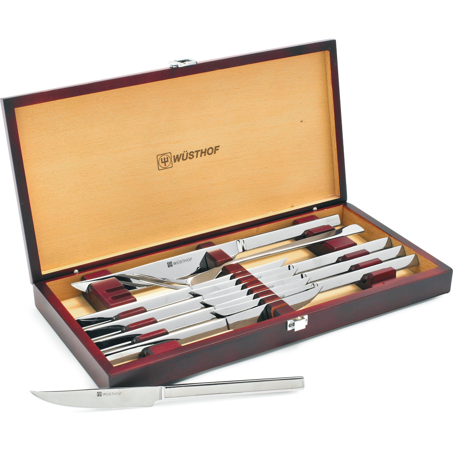10 Piece Wood Carving Set In Wood Box
