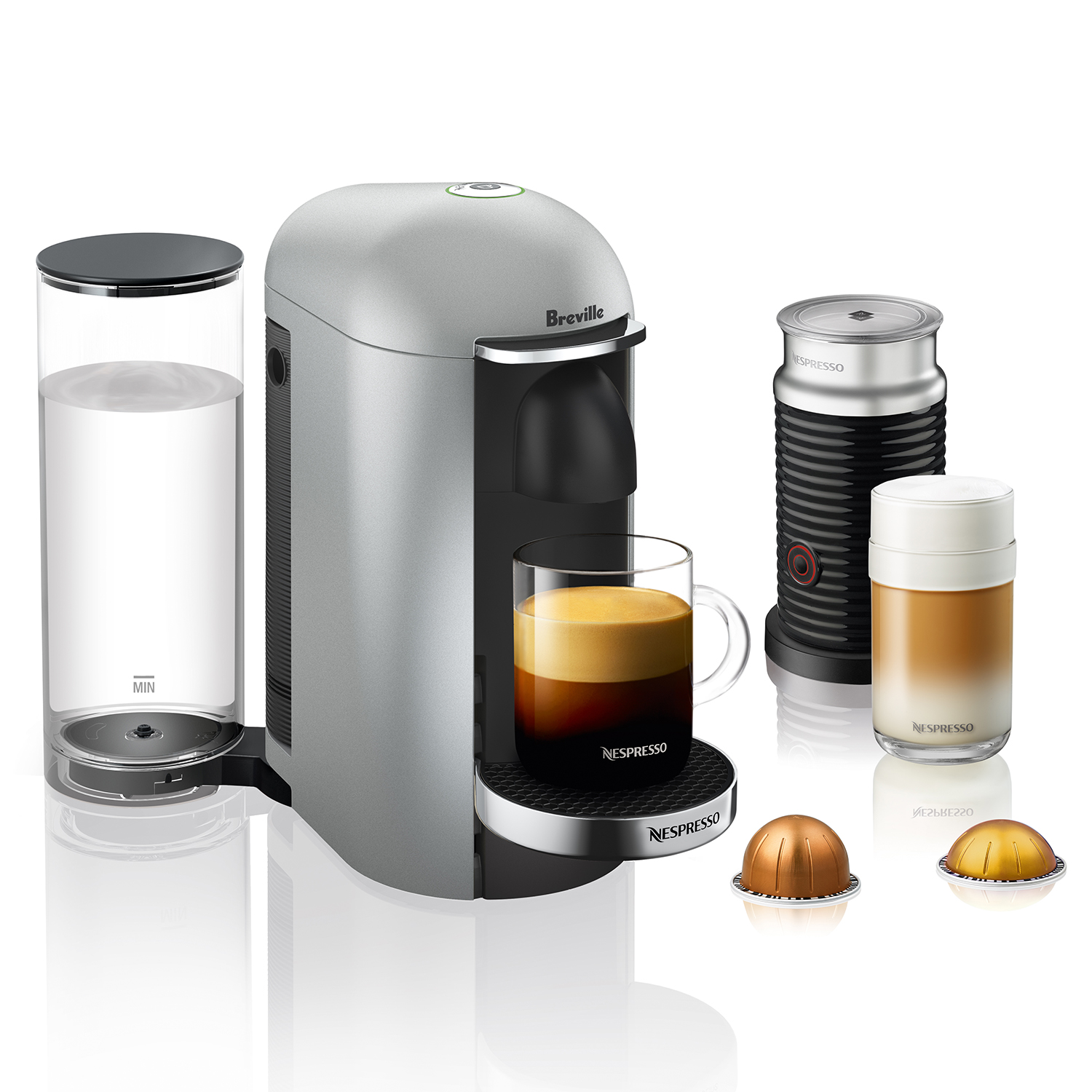 Nespresso Vertuoplus Deluxe By Breville With Aeroccino3 Frother Sur La Table