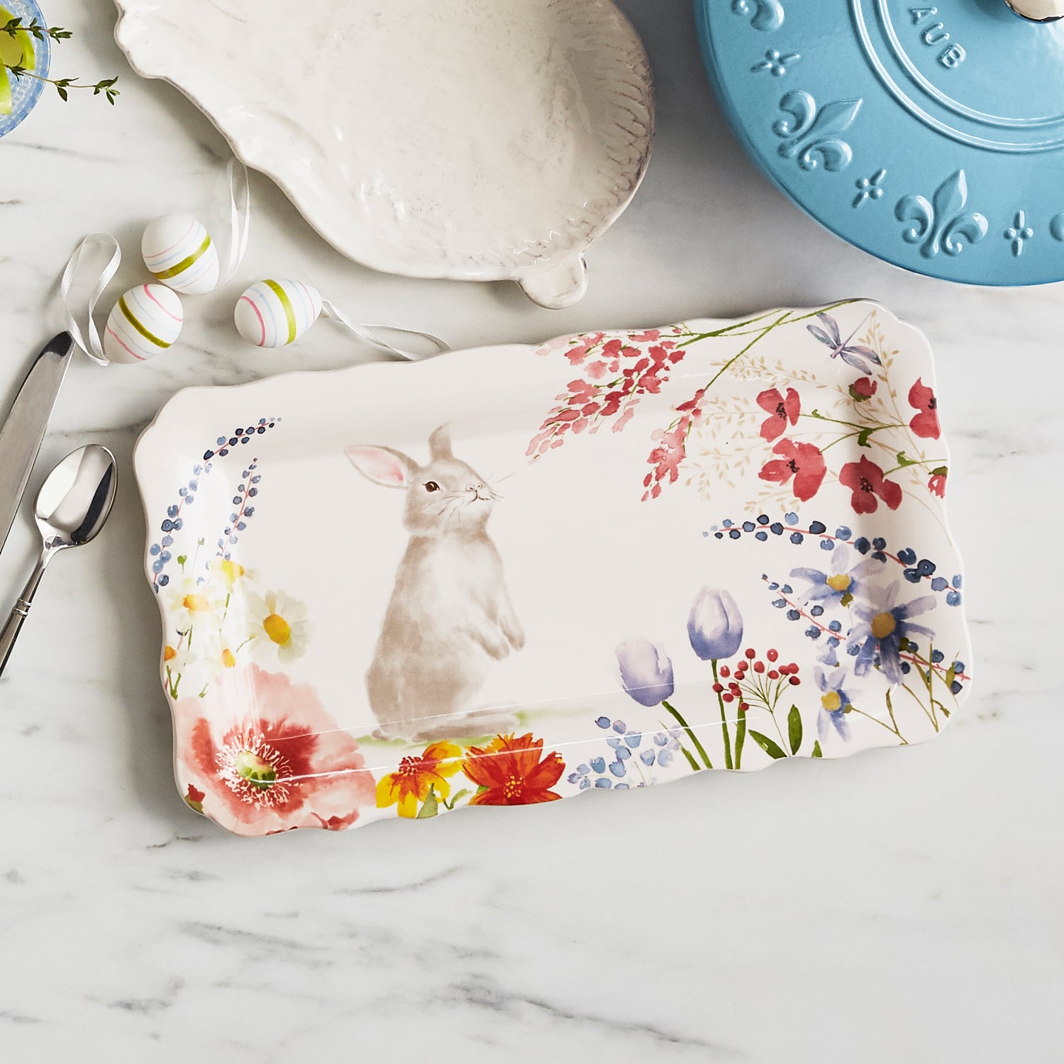easter serving dishes