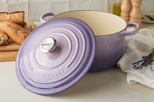Le Creuset round Dutch oven in exclusive Provence color