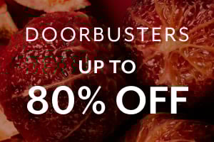 Doorbusters up to 80% off