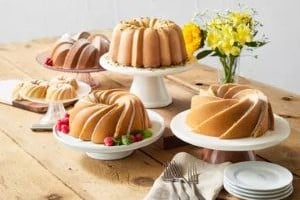 Nordic Ware Spring Bundt cakes