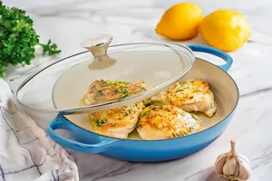 Le  Creuset Buffet casserole pan with lid