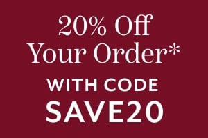 20% off your order with code SAVE20