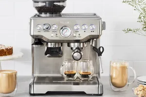 Breville Barista Express espresso machine.