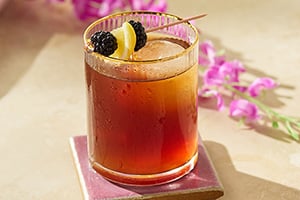 Iced tea in glass