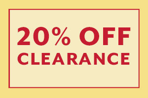 Extra 20% off clearance