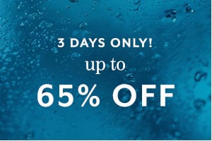 3 days only! up to 65% off