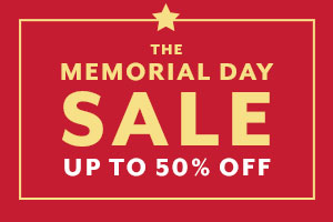 Memorial Day Sale up to 50% off