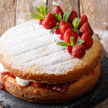 British Victoria Sponge Cake
