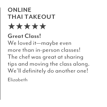 Sur La Table cooking class testimonial