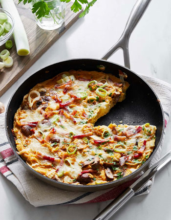 Scanpan nonstick skillet with frittata