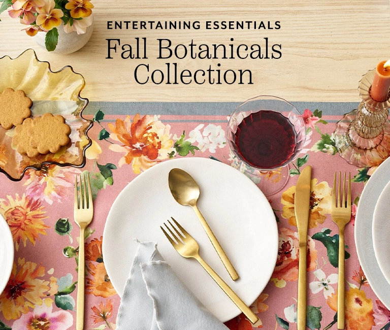 Entertaining Essentials Fall Botanicals Collection.