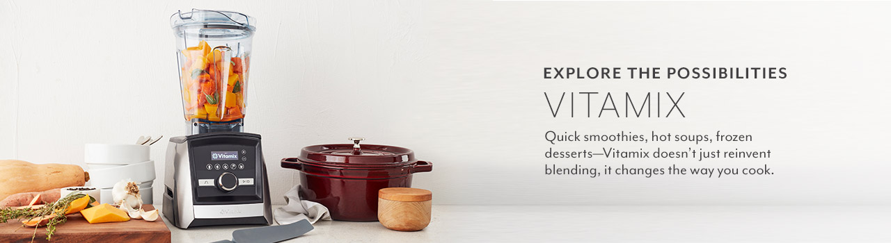 Explore the possibilities with Vitamix. Quick smoothies, hot soups, frozen desserts-Vitamix doesn't just reinvent blending, it changes the way you cook.