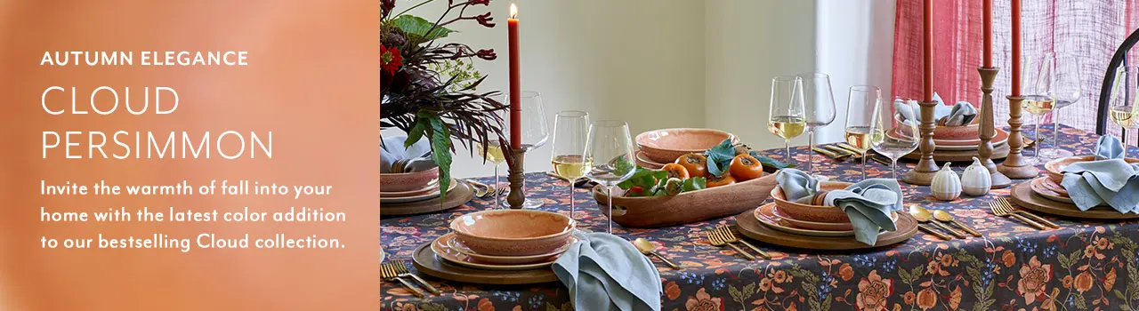 Autumn Elegance Cloud Persimmon. Invite the warmth of fall into your home with the latest color addition to our bestselling Cloud collection.