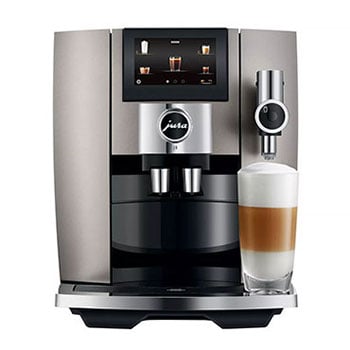 JURA J8 Automatic Coffee Machine in Midnight Silver finish