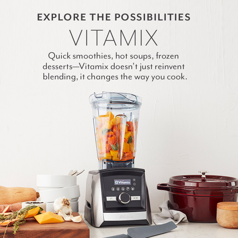 Explore the possibilities with Vitamix. Quick smoothies, hot soups, frozen desserts-Vitamix doesn't just reinvent blending, it changes the way you cook.