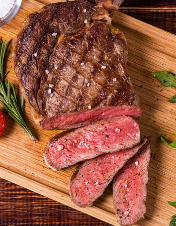 medium rare steak