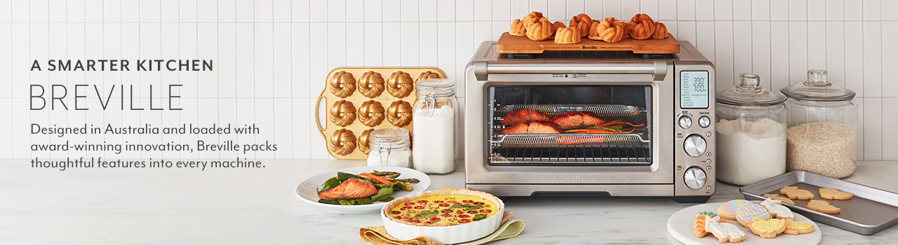 A smarter kitchen, Breville. Designed in Australia and loaded with award-winning innovation, Breville packs thoughtful features into every machine.