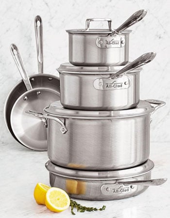All-Clad stainless steel cookware