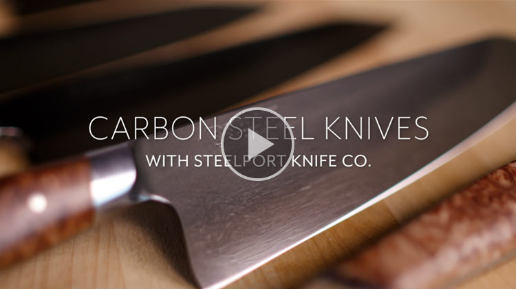 Caring for your Carbon Steel knives with Steelport Knife co.