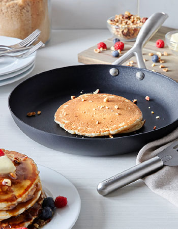 Scanpan Pro S+ nonstick skillet with pancake