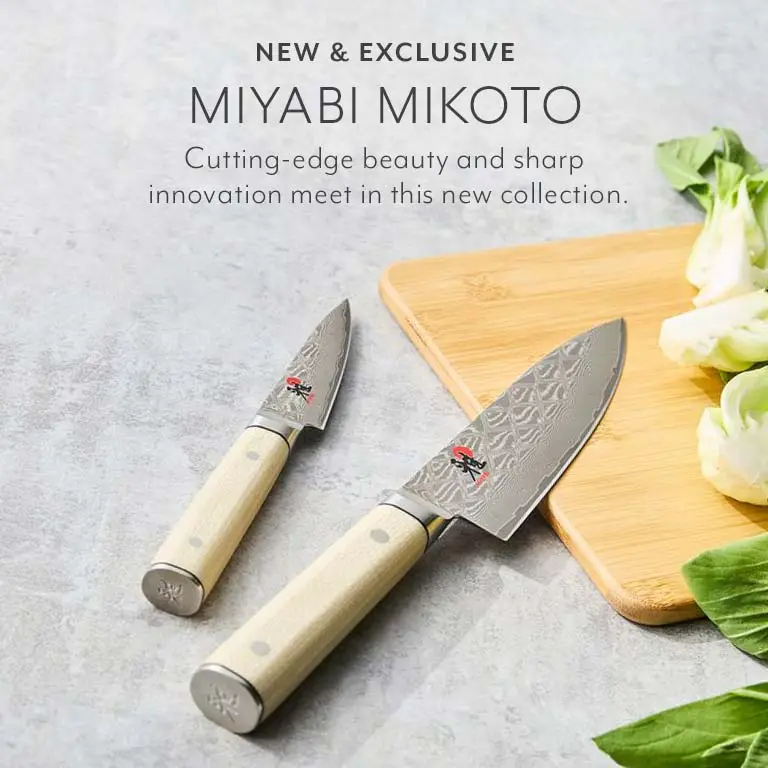 New & Exclusive Miyabi Mikoto. Cutting-edge beauty and sharp innovation meet in this new collection.