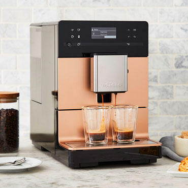 Miele CM 5510 Silence Automatic Coffee and Espresso Machine in rose gold