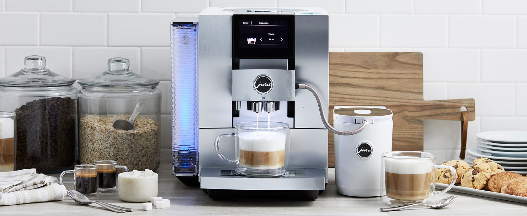 Jura Z10 stainless steel coffee and espresso machine
