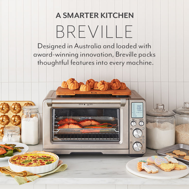 A smarter kitchen, Breville. Designed in Australia and loaded with award-winning innovation, Breville packs thoughtful features into every machine.