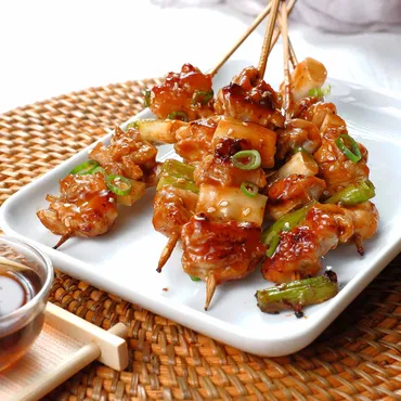 Chicken Yakitori on skewers