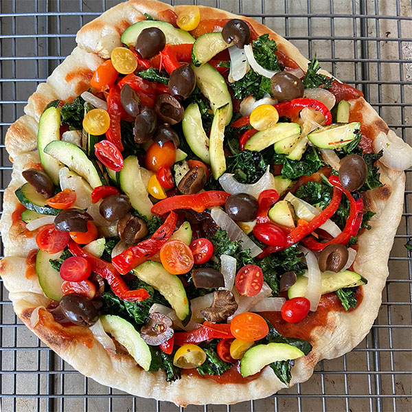 Grilled Pizza