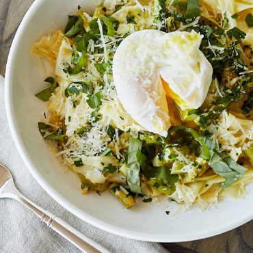 Fresh Spring Pasta with greens