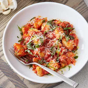Classic Gnocchi with tomato sauce