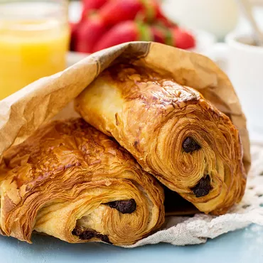 Dark Chocolate Almond Croissant