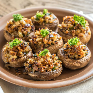 Italian Sausage Stuffed Mushrooms