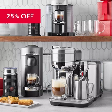 Nespresso coffee machines 25% off